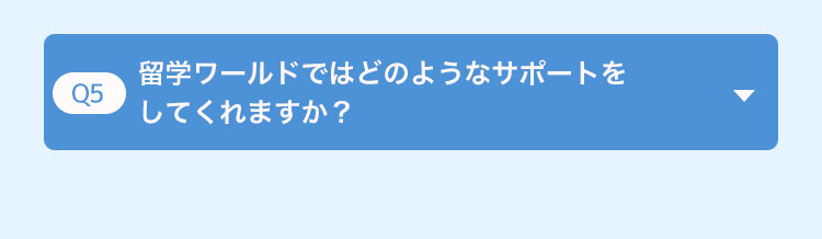 留学ワールドではどのようなサポートをしてくれますか?