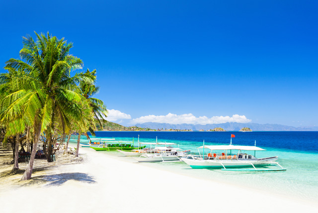 フィリピンのビーチの風景